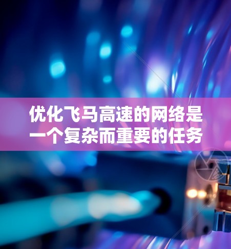 优化飞马高速的网络是一个复杂而重要的任务，涉及多个方面的考虑和实施。以下是一个有条理的优化计划，涵盖了从架构到用户体验的各个方面